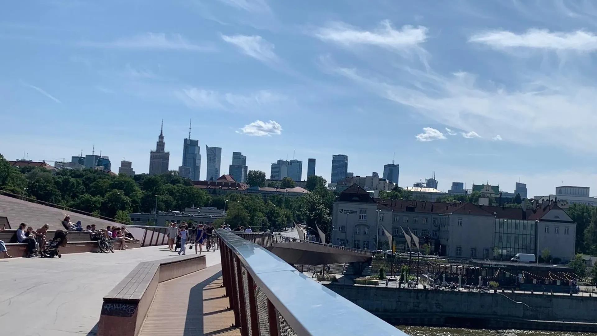 Riverside Retreat By Vistula 2Br & Separate Living Room & Balcony In The Center Warschau Apartment